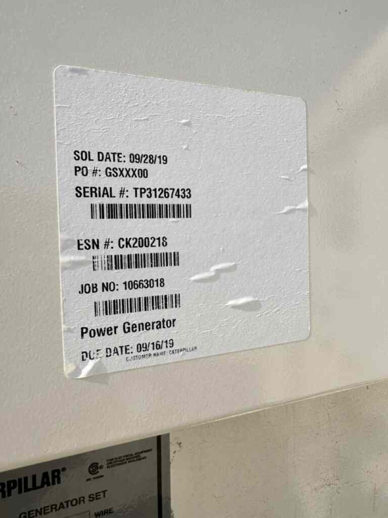 Caterpillar XQ230 Trailer Mounted Diesel Generator